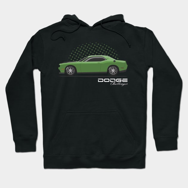 Dodge Challenger - Hellcat American Muscle Car Hoodie by CC I Design